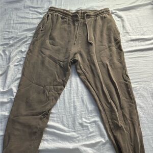 Pacsun Darkish Tan Sweatpants Large